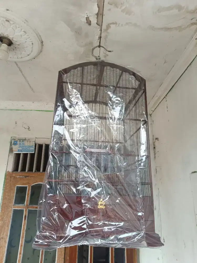 Jual sangkar kosan ukuran 40*40 bahan kayu jati.