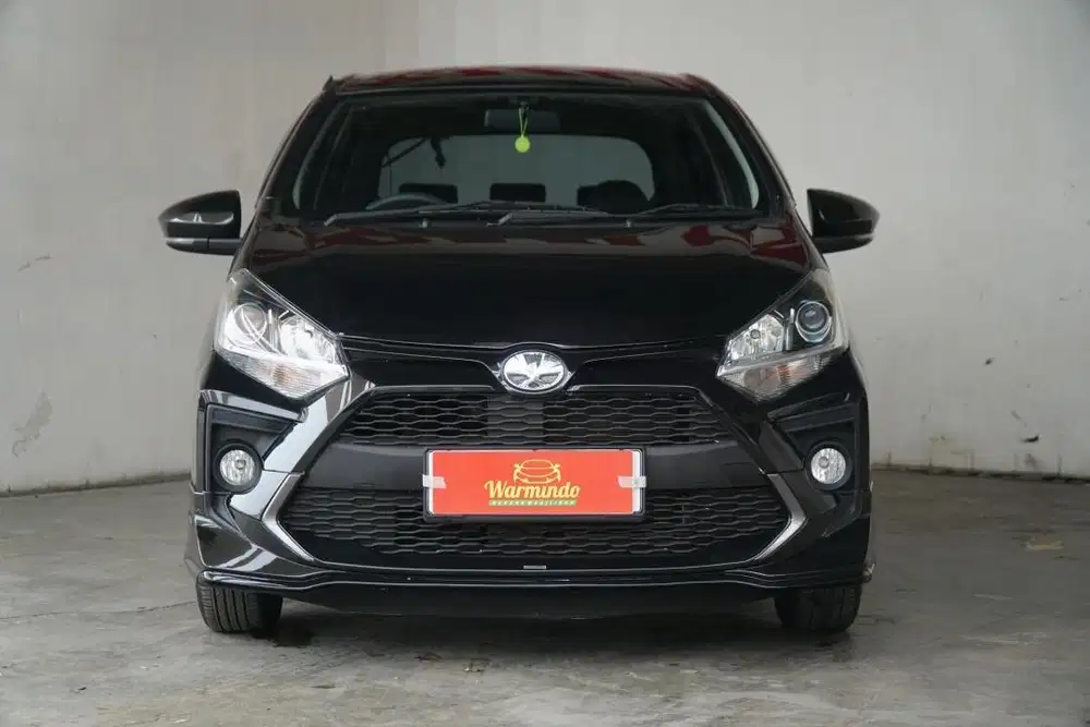 Toyota Agya 1.2 GR manual MT tahun 2021 hitam DP minim 5 juta
