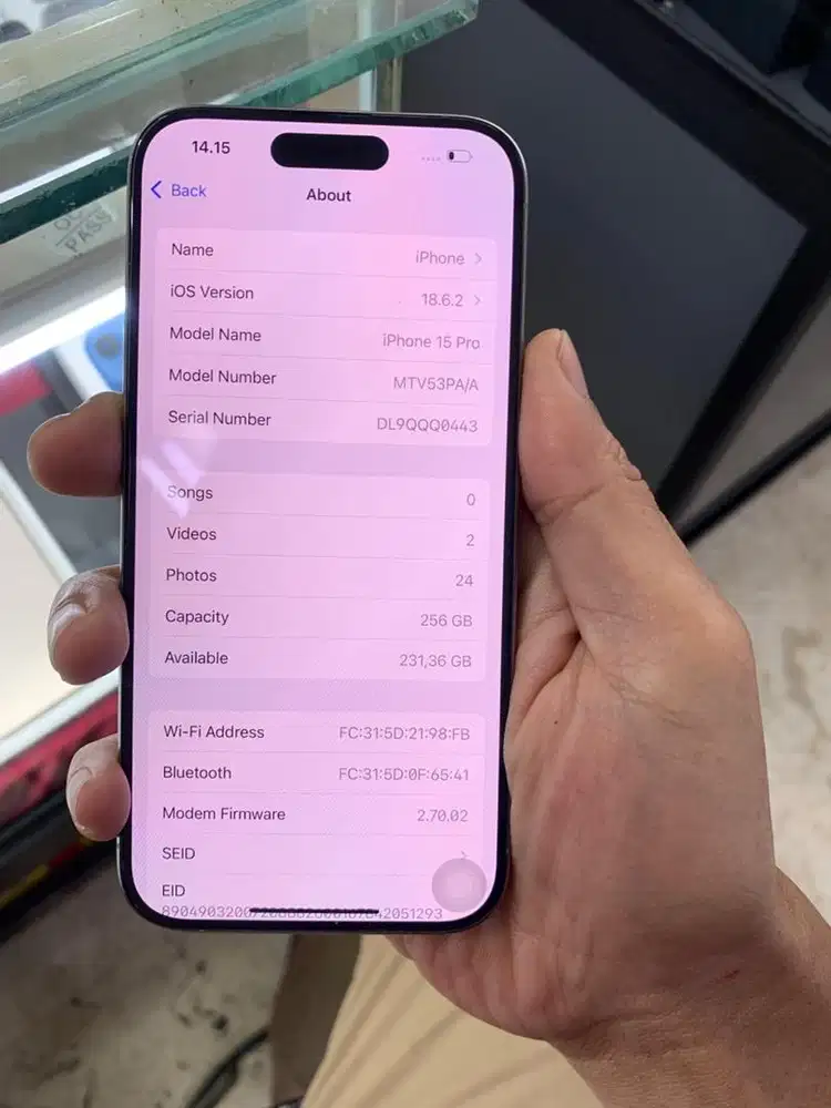 Iphone 15 Pro 256GB Ex IBOX