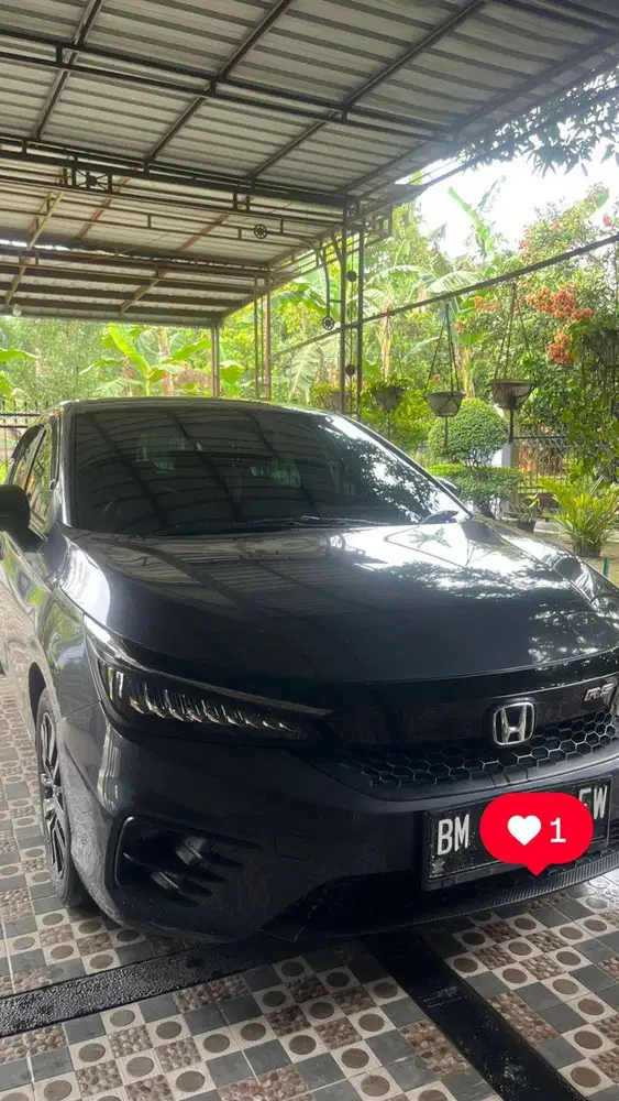 Honda City RS Hatchback 2021 A/T – KM 20rb, Tangan Pertama, Full Ori