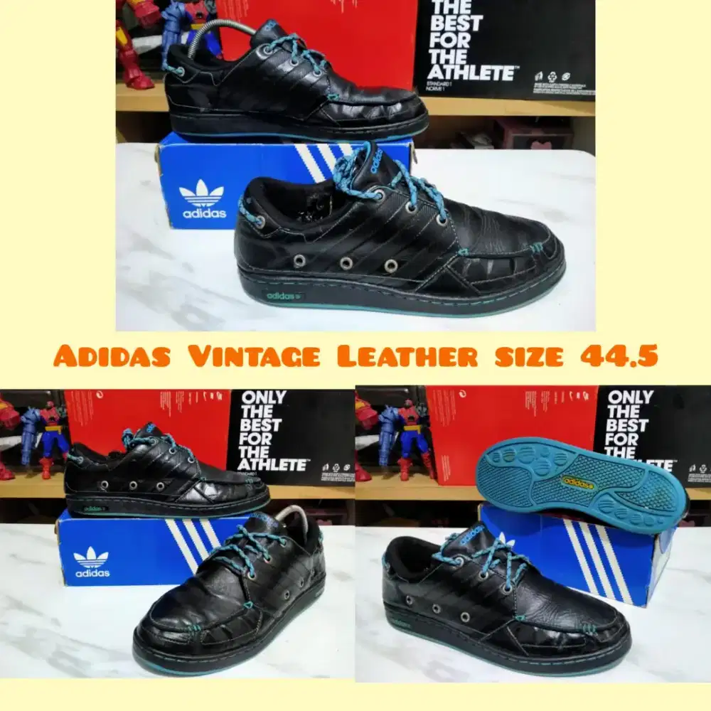 Sepatu Adidas Casual Vintage kulit