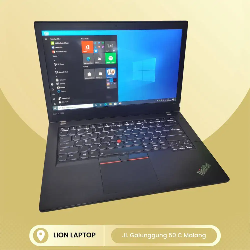 RAM 8GB SSD 256GB i5 Lenovo Thinkpad T470 [29|10]