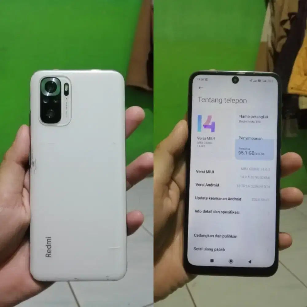 Cari kembalian Redmi note 10s 8/128