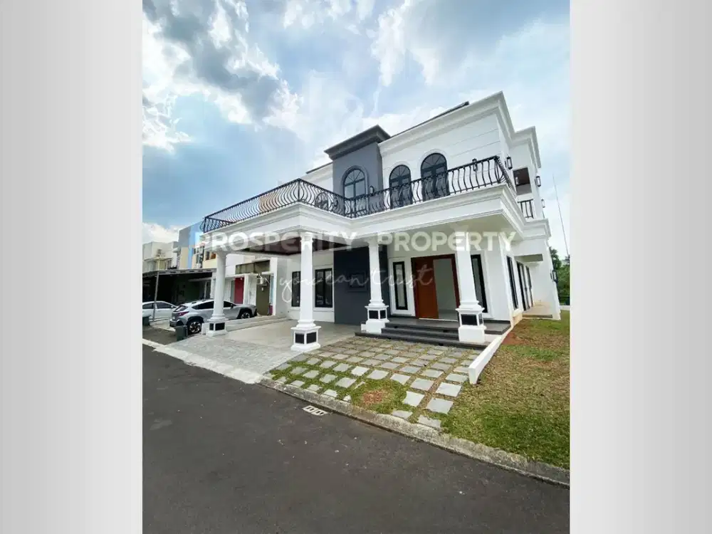 Rumah Brand New di Cluster Verdant View Kawasan The Icon BSD Strategis Dekat Pintu Tol dan Mall AEON Bangunan Mandiri 2 Lantai Siap Huni Hadap Selatan
