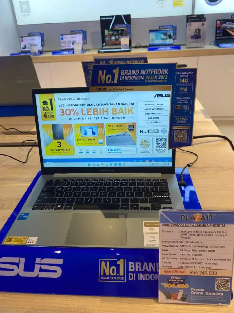 Kredit laptop Asus modal ktp