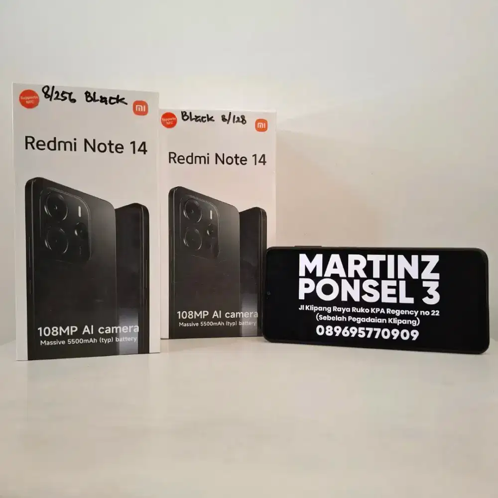 Xiaomi Redmi Note 14 8/256 Garansi Resmi Xiaomi 15 bulan