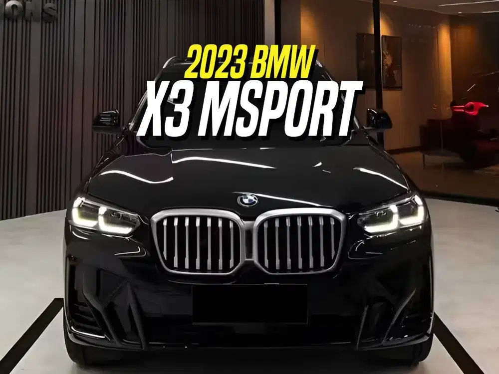 BMW X3 xDrive30i M Sport 2024 NIK 2023 Facelift Black Brown Hitam X 3