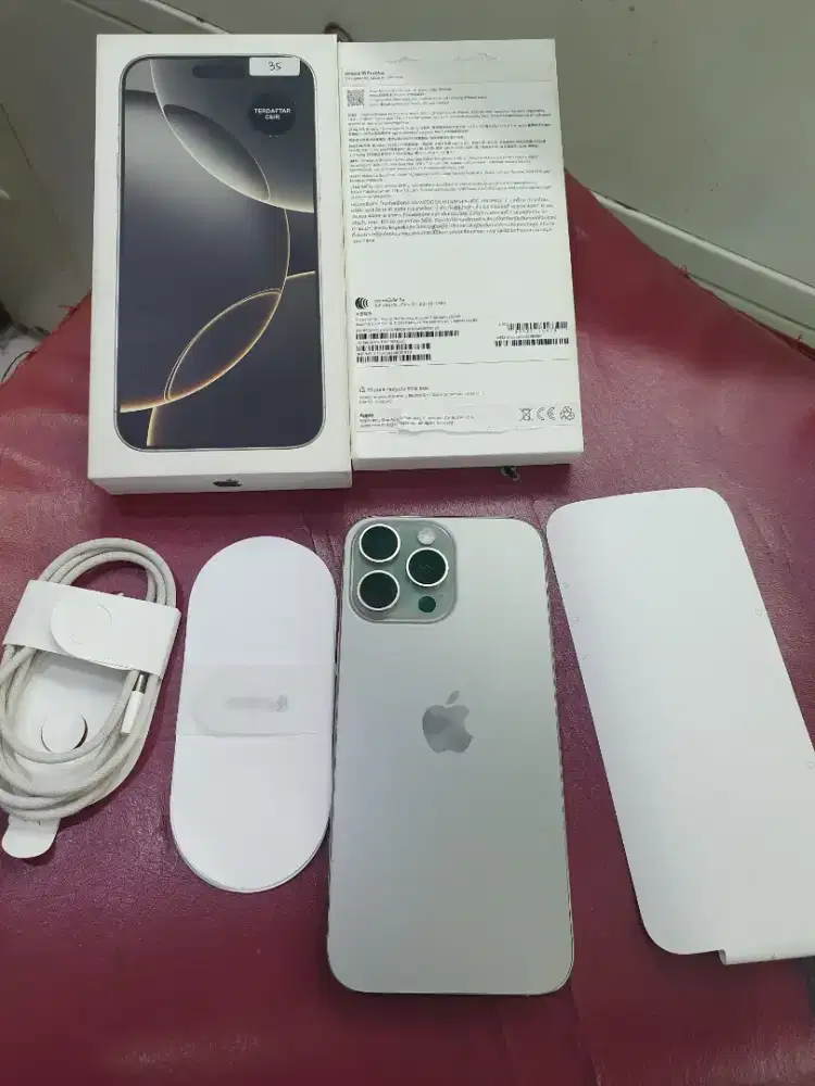 Iphone 16 Pro max 256gb bh94%mulus perfect resmi beacukai terdaftar