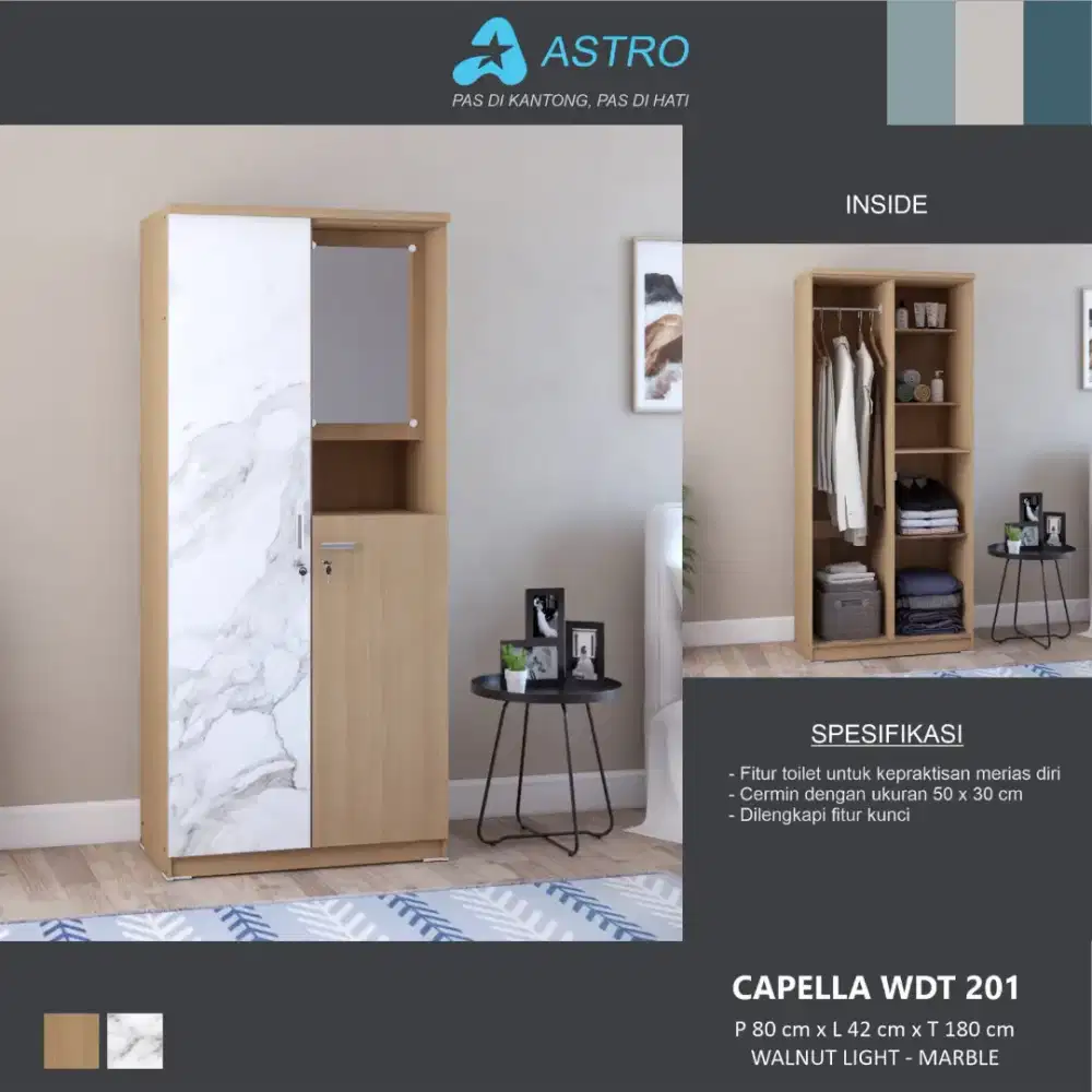 READY LEMARI BAJU/PAKAIAN 2 PINTU TERMURAH