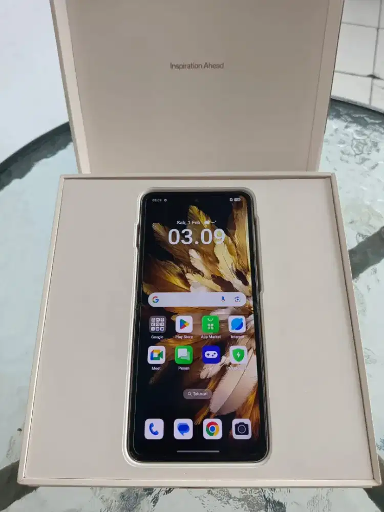 oppo find N3 flip 12 256 GB mulus lengkap