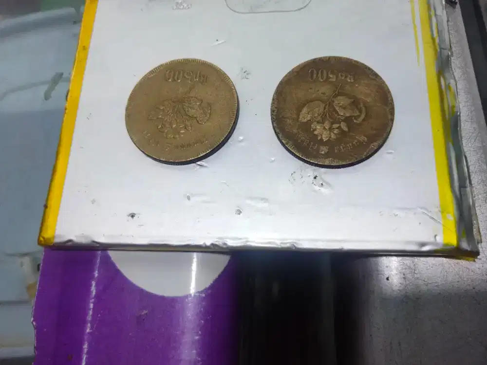 Koin 500 melati tahun 91 dan 92