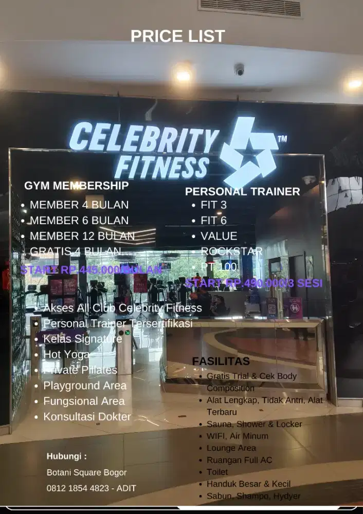 Member Celfit Bogor