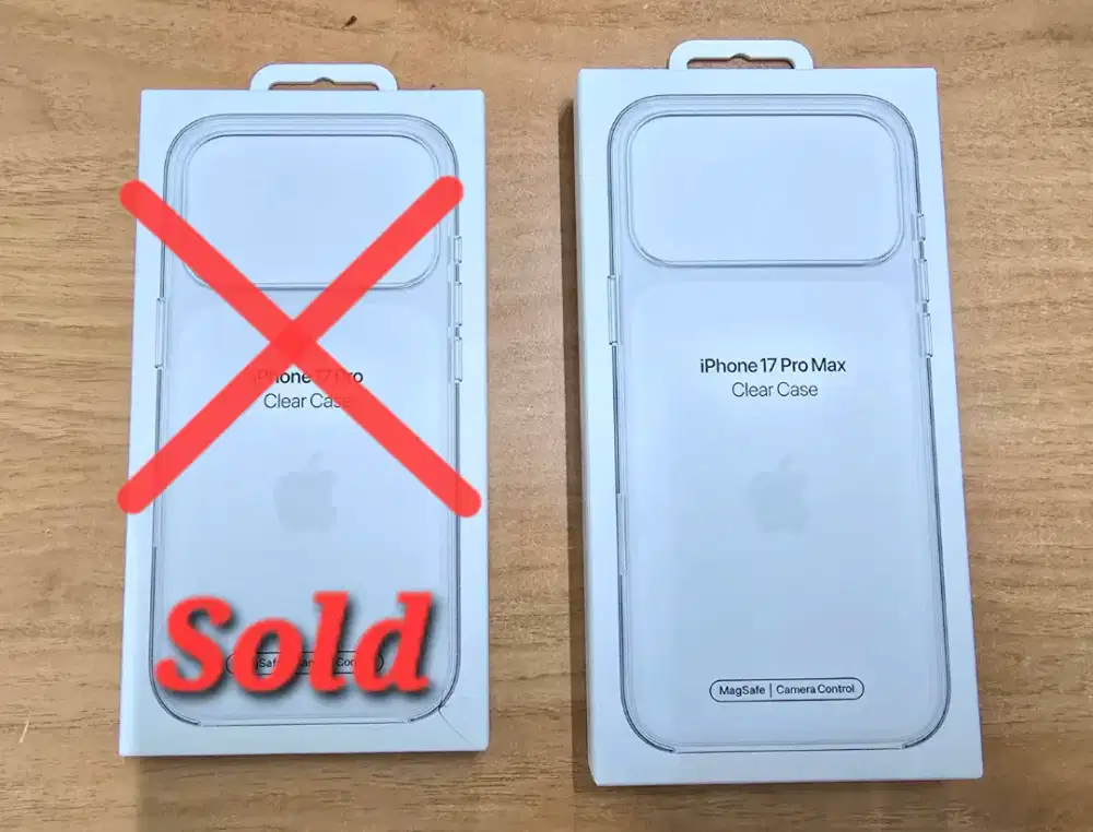 Clear case with MagSafe Apple Iphone 17 PRO & 17 PRO MAX