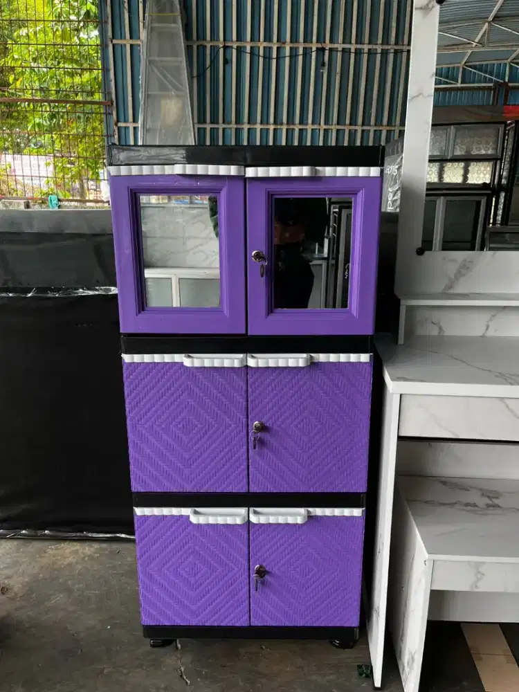 READY LEMARI PLASTIK MINIMALIS 3 SUSUN TERLARIS