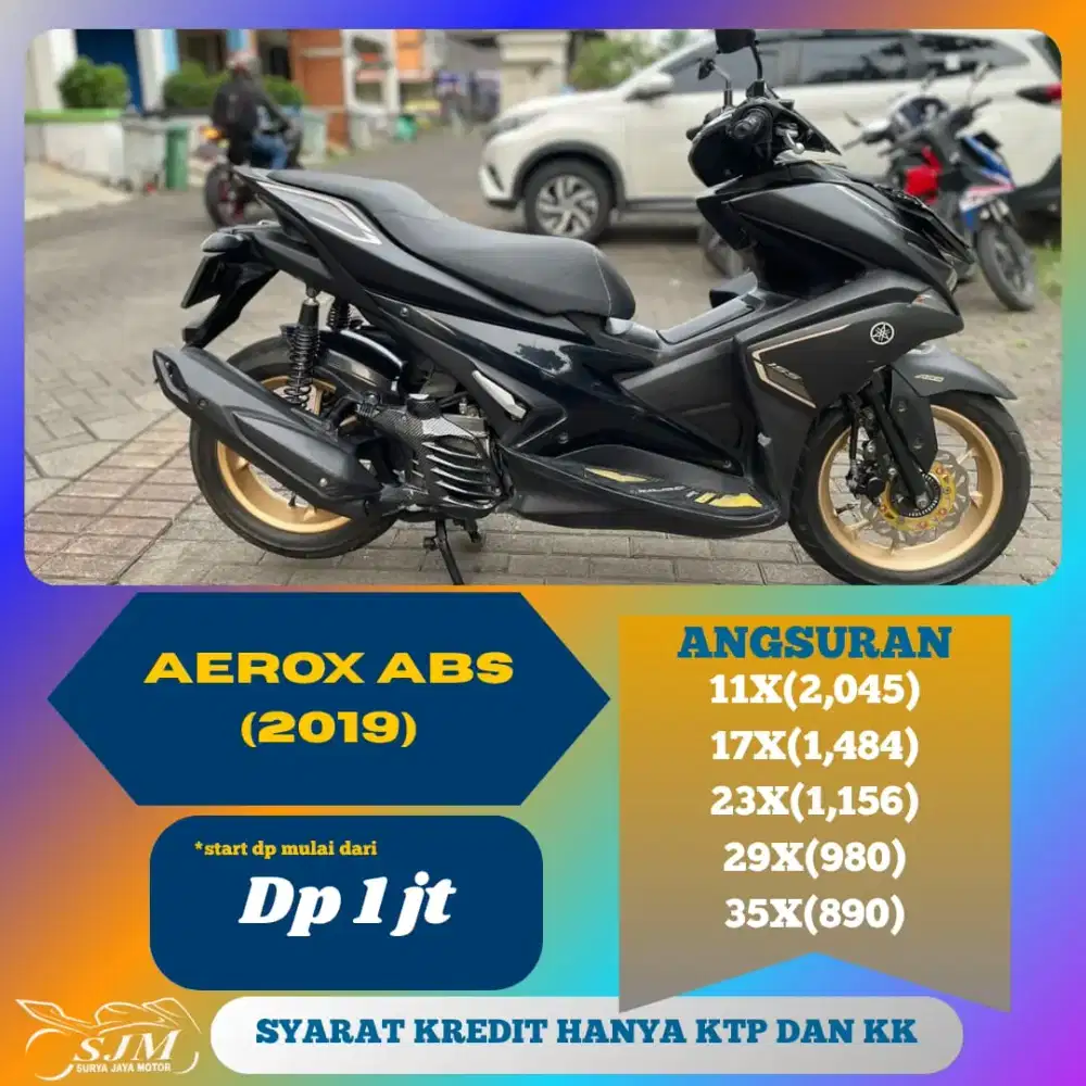 YAMAHA AEROX ABS 2019 PAJAK PANJANG
