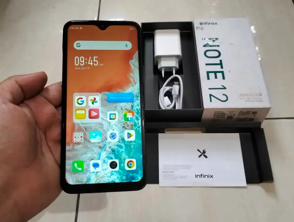 BU INFINIX NOTE 12 RAM 8GB +5GB / 256GB 4G 6.7in Finger 50MP 5000Mah