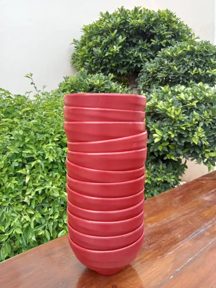 MANGKUK KUAH MIE AYAM 12 Pcs MELAMIN