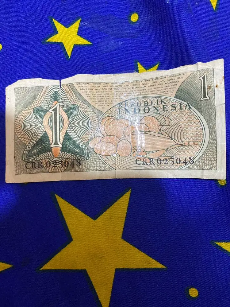 Uang kuno 1 RP tahun 1961