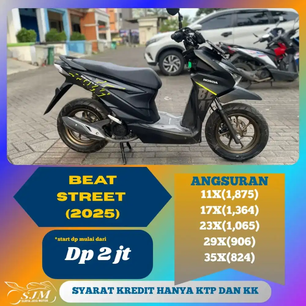 HONDA BEAT STREET 2025 MESIN HALUS