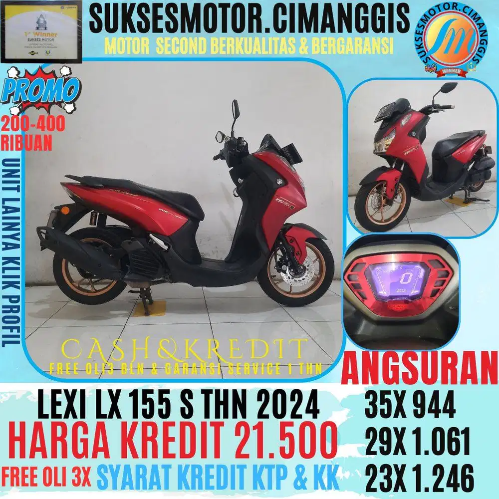 LEXI LX 155 S CASHBACK UPTO 700 RIBUAN FREE OLI 3 BLN