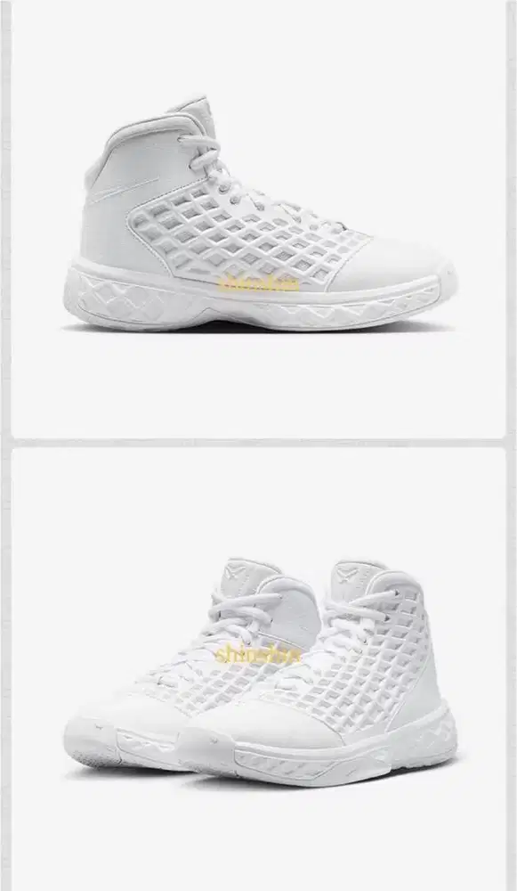 Nike Kobe 3 Protro – Triple White Edition 100% Original (PO 14 Hari)