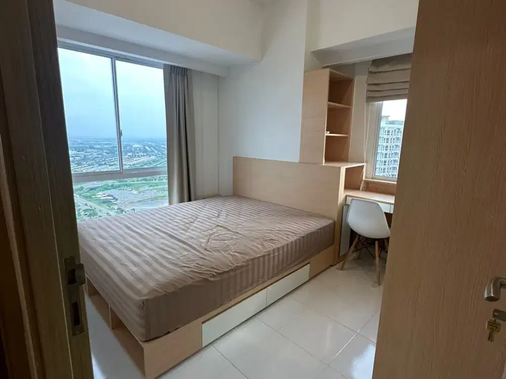 DISEWA APARTEMEN PIK2 TOKYO RIVERSIDE 2BR 38M2 FURNISHED SIAP HUNI