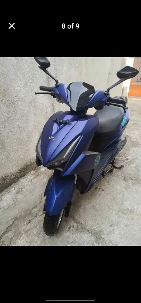 Jual Motor Listrik EV Energik Volts langka warna biru