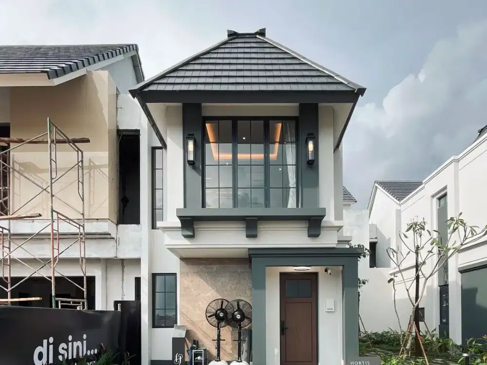 KPR DP 0% ccl 6jt Rumah Ala EROPA, Stasiun Cisauk ada Ciputra, AEON BSD TOLL dktnya