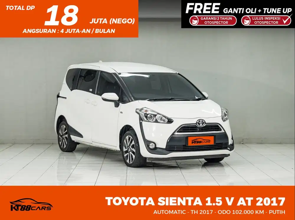 TOYOTA SIENTA V 1.5 METIC 2017