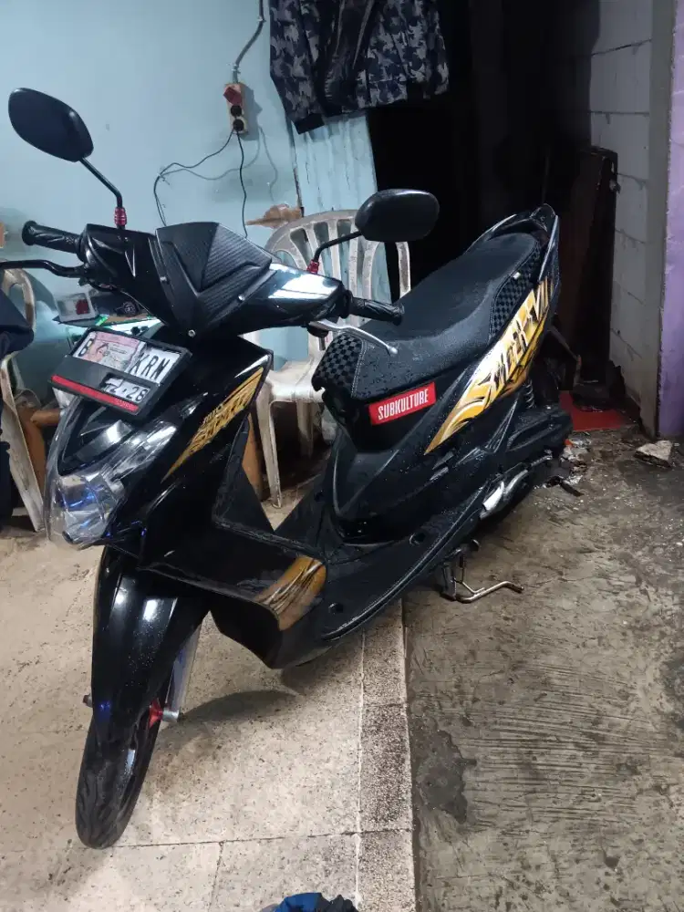 Jual Mtr Mio Soul Carbu thn 2008 ss Lengkap+Faktur