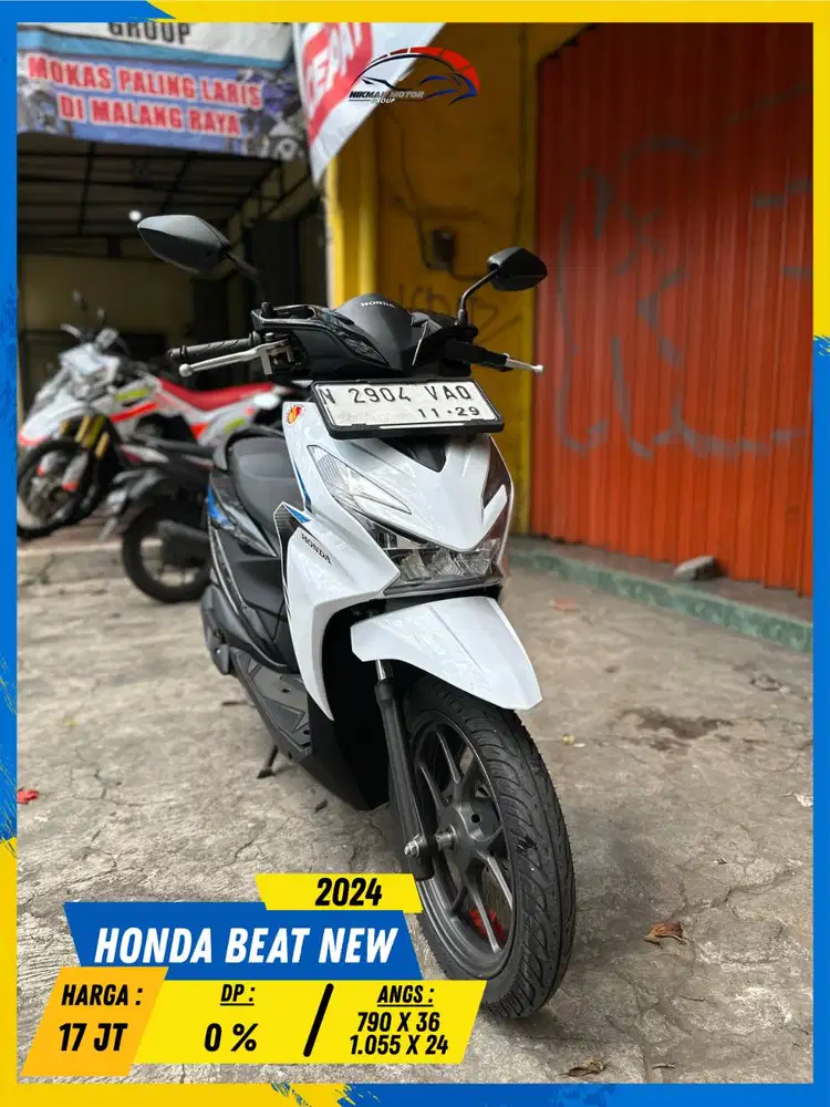 HONDA BEAT NEW 2024 LIKE NEW MASZEHH HIKMAH MOTOR KEPUH