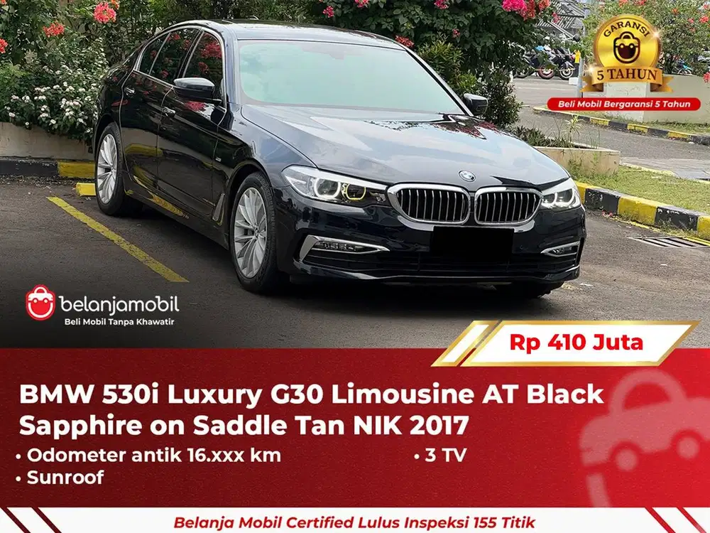 [ GARANSI 5TH ] BMW 530i 530 i Luxury G30 Limousine 2017/2018