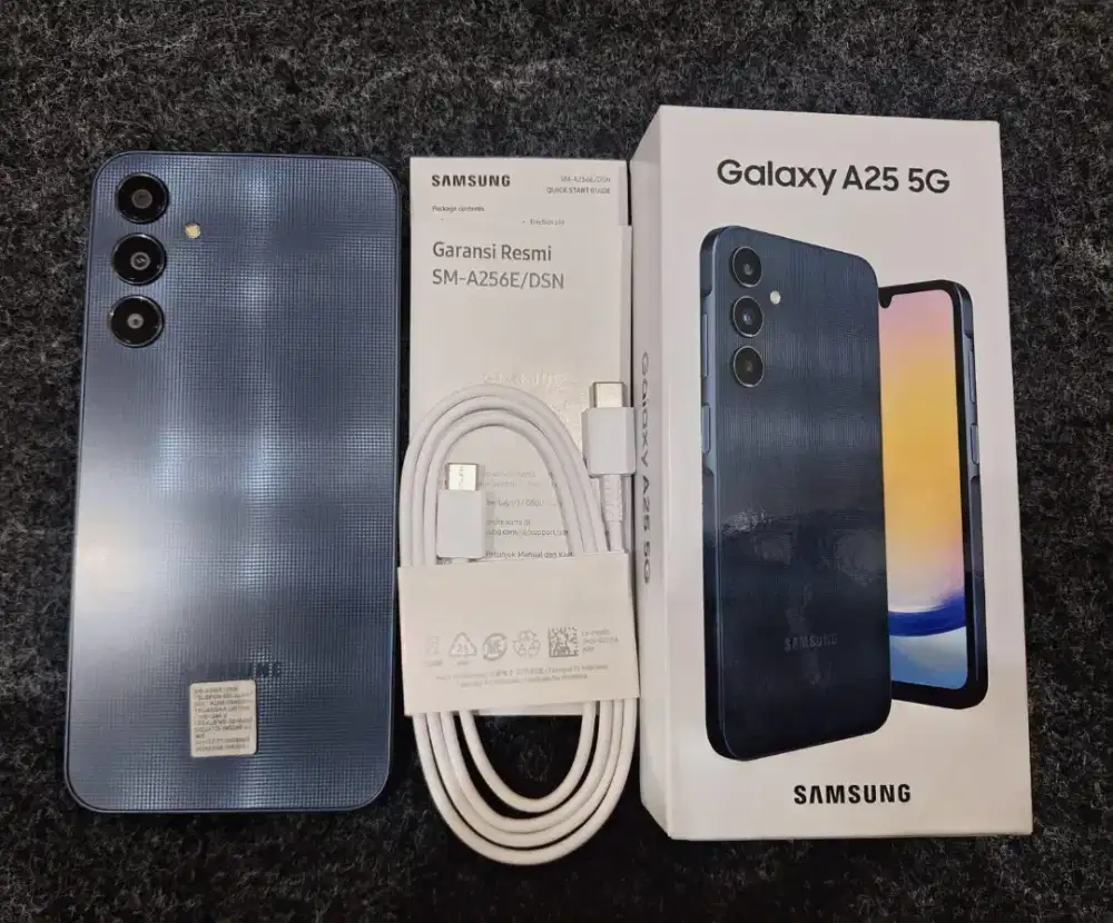 Ex Display Samsung A25 5G Ram 8/128GB Kelengkapan Fullset Original
