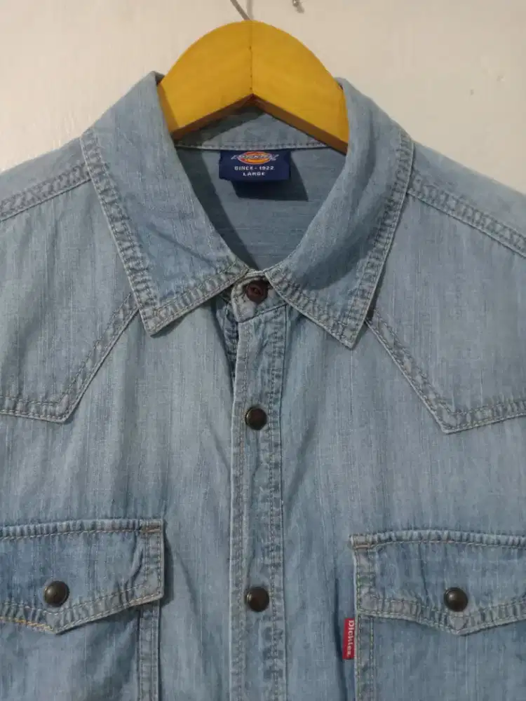 Kemeja Dickies Size L Slim