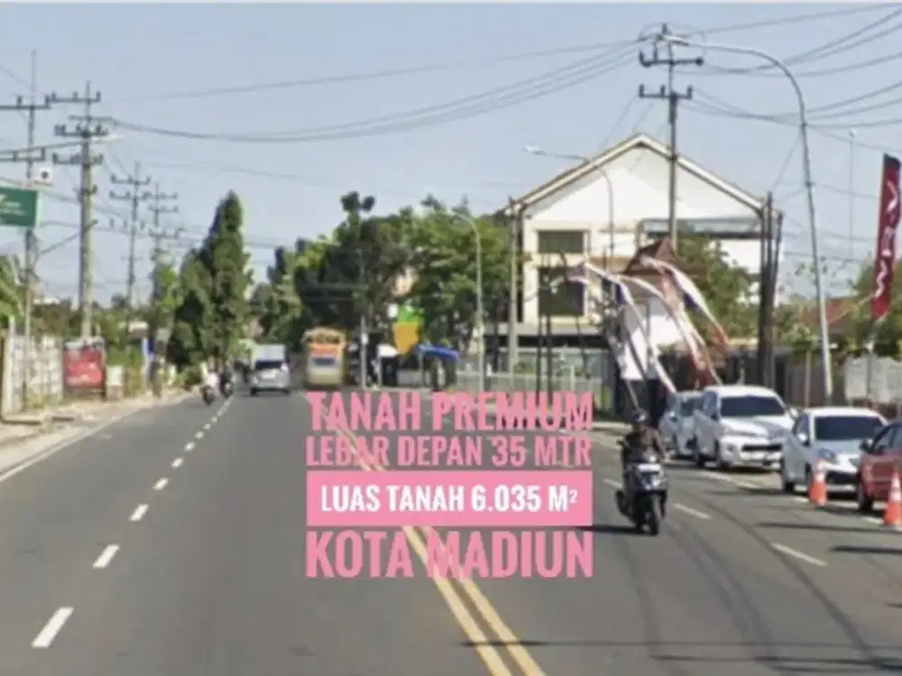 [W] Tanah LD 35 mtr, Basuki Rahmad KOTA MADIUN Cntiq