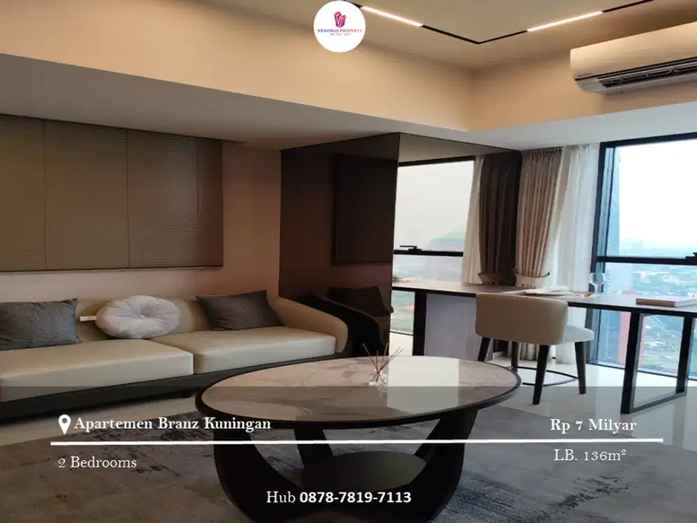 Dijual Apartement Branz Mega Kuningan 2 Bedrooms Full Furnished