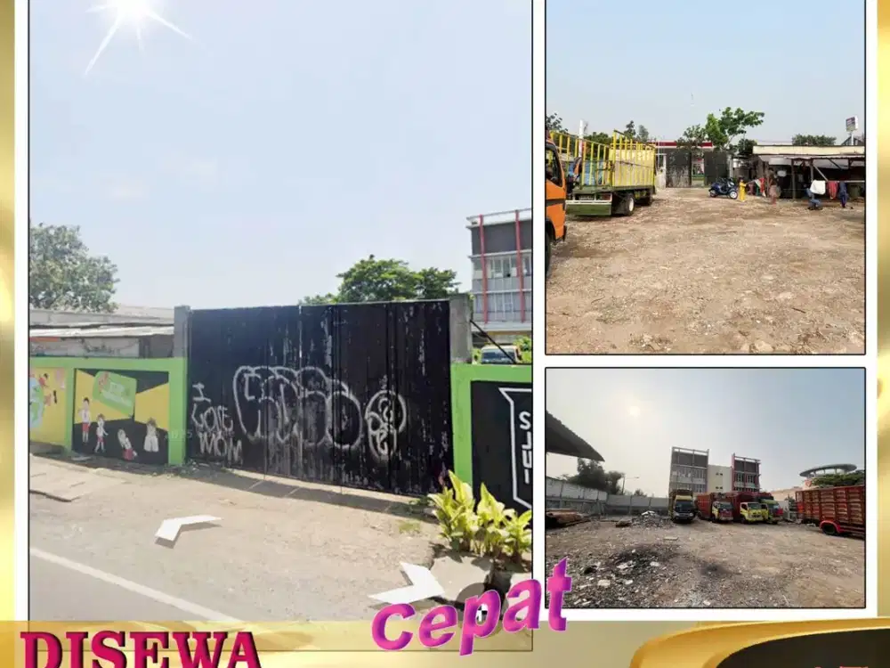 DISEWAKAN TANAH 1067 METER DIJALAN 1 MARET CENGKARENG JAKARTA BARAT