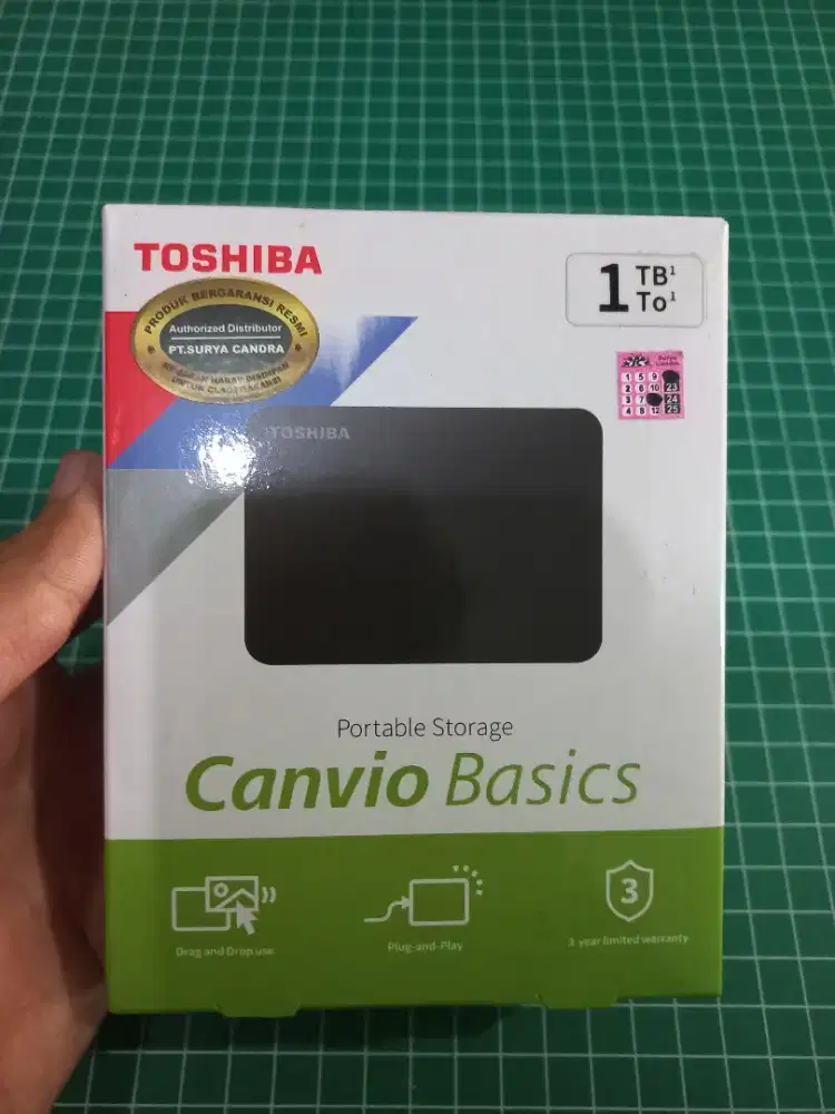 Hardisk eksternal TOSHIBA - 1TB