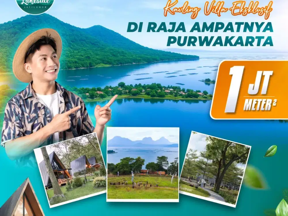 Kavling Villa Eksklusif di Tepi Danau Jatiluhur