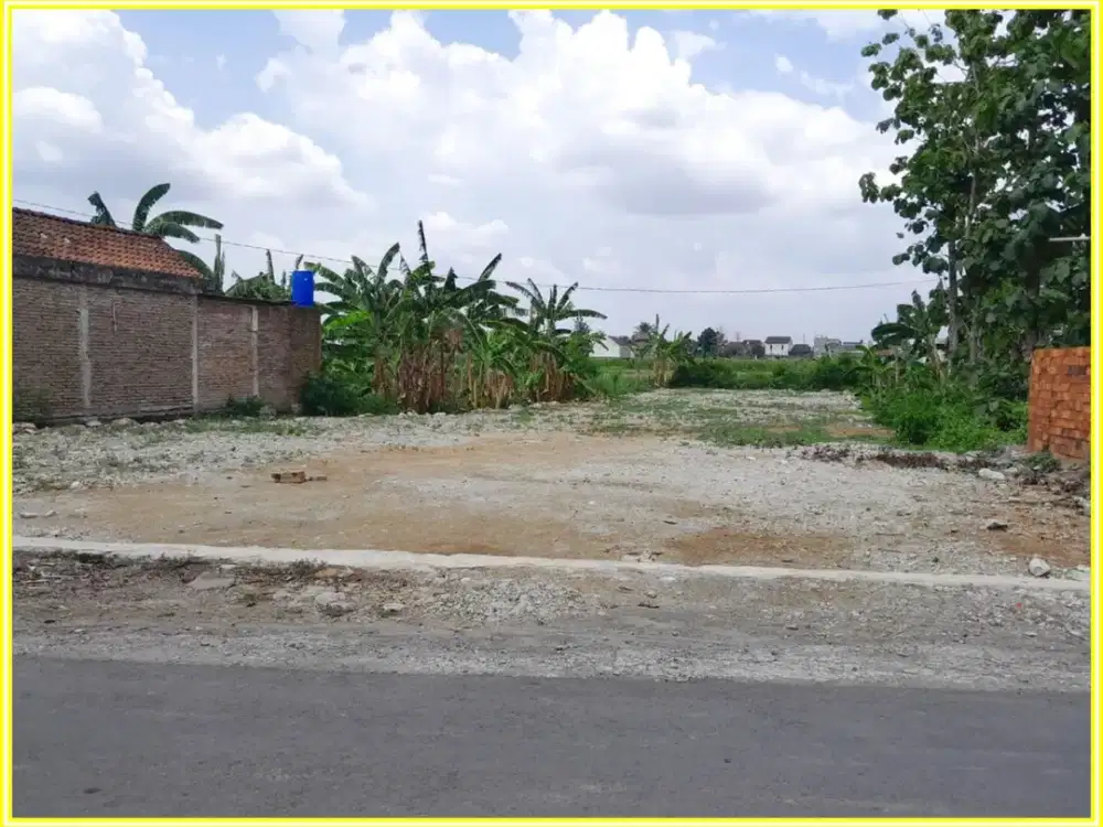 Dekat Sate Pakpong, Tanah Jejeran Bantul dijual