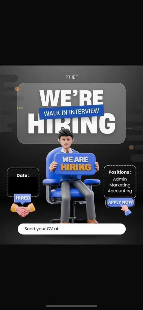 LOWONGAN PEKERJAAN SEGERA