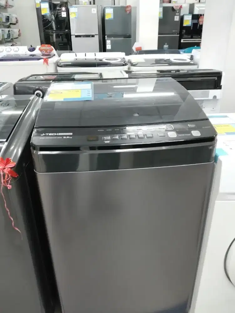 Mesin Cuci Sharp 9,5KG TopLoading Inverter 180Watt