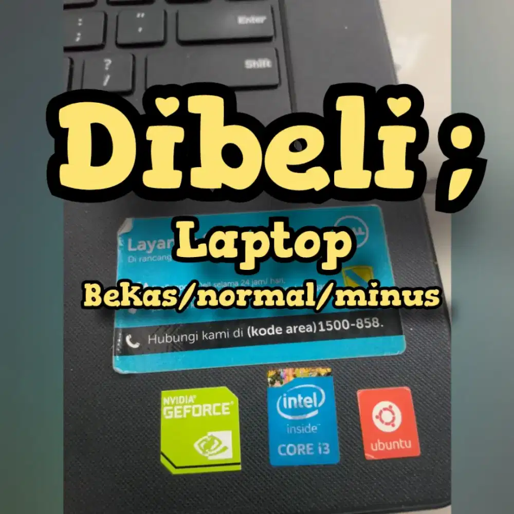 Di beli Laptop bekas halal/norml/minus