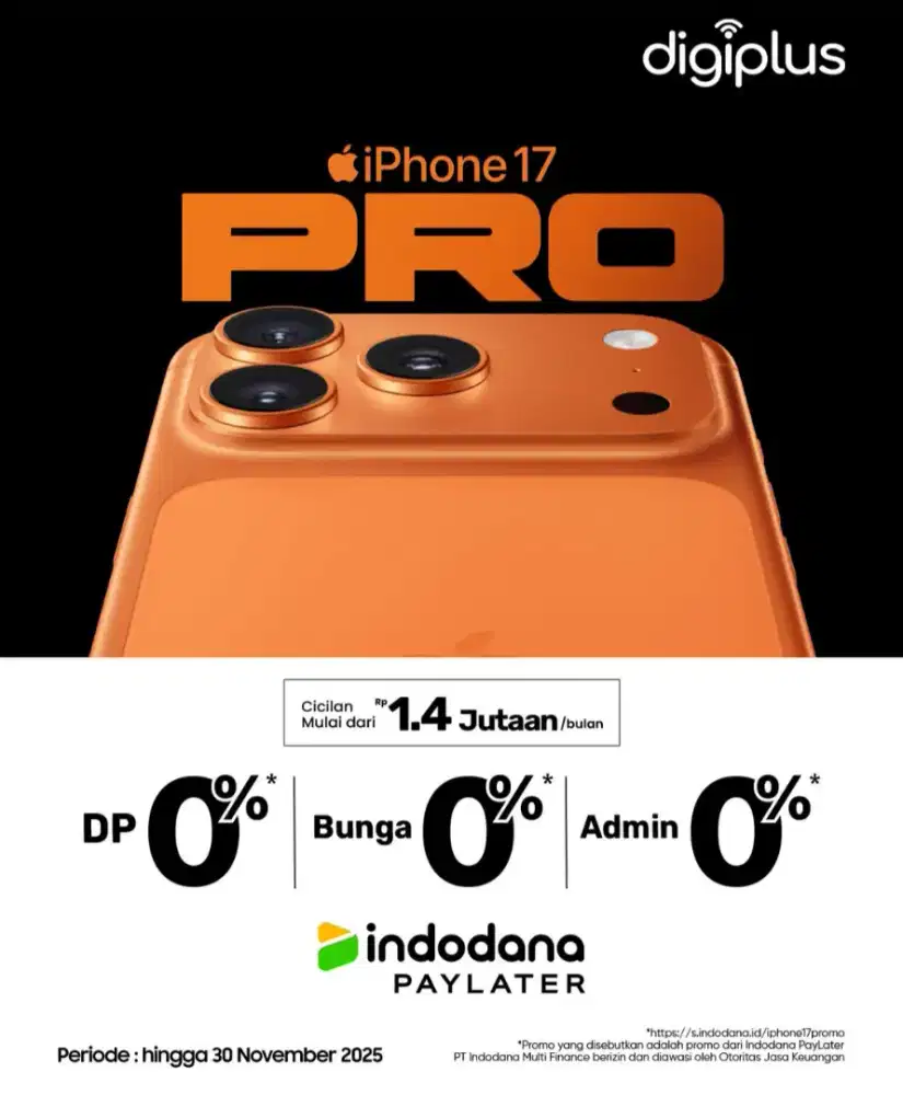 CICILAN HP IPHONE 17 MENGGUNAKAN INDODANA