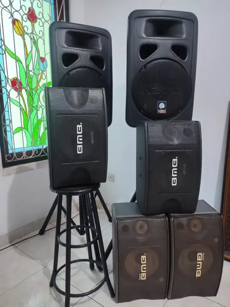 Dijual cepat sound system set bekas 80% masih ready for use