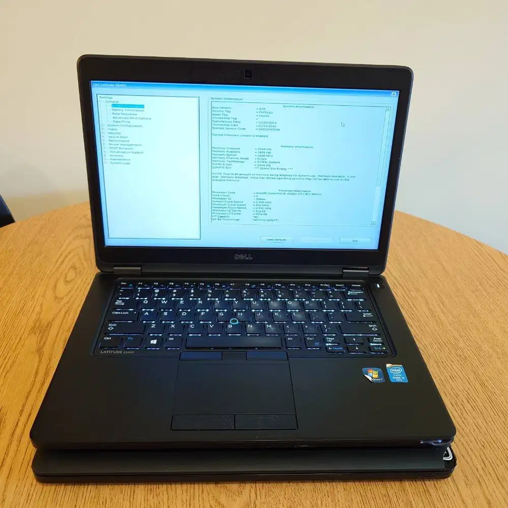 Dell Latitute E5450 Core i7-5600 Ram 16GB VGA NVIDIA GeForce 840M
