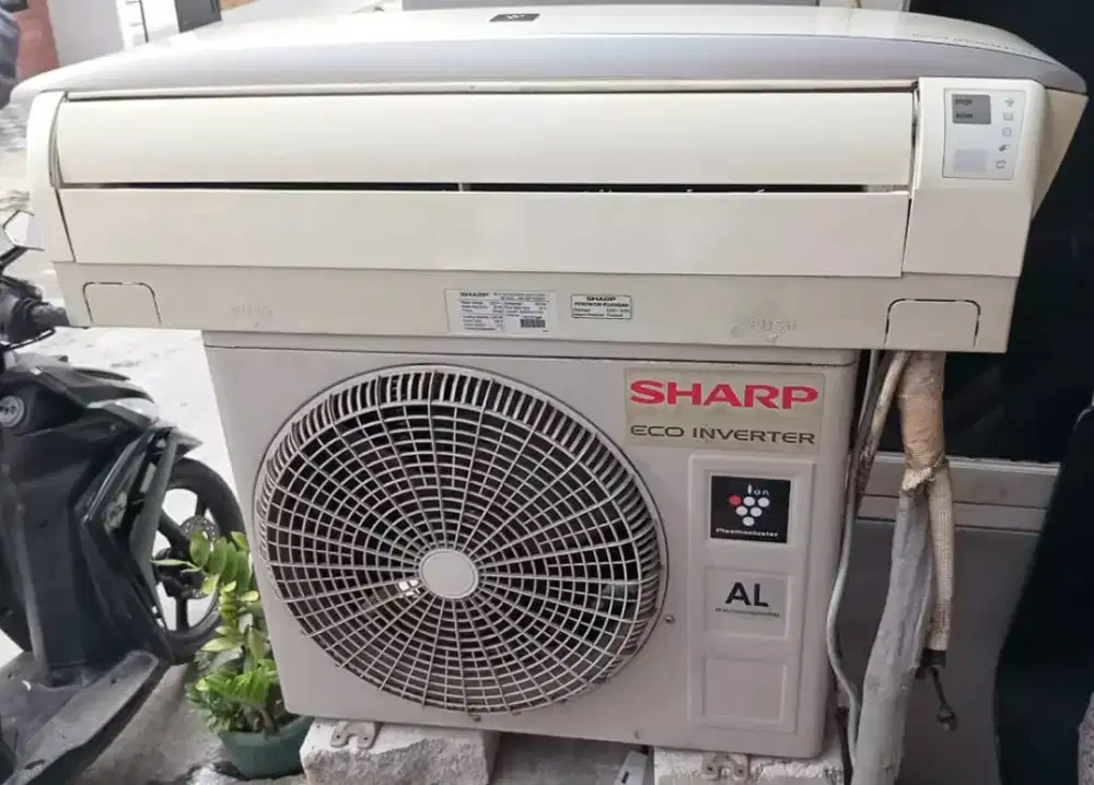 AC SHARP 1 PK MULTI INVERTER R410 ORISINIL LOWWATT BAGUS&DINGIN SEKALI