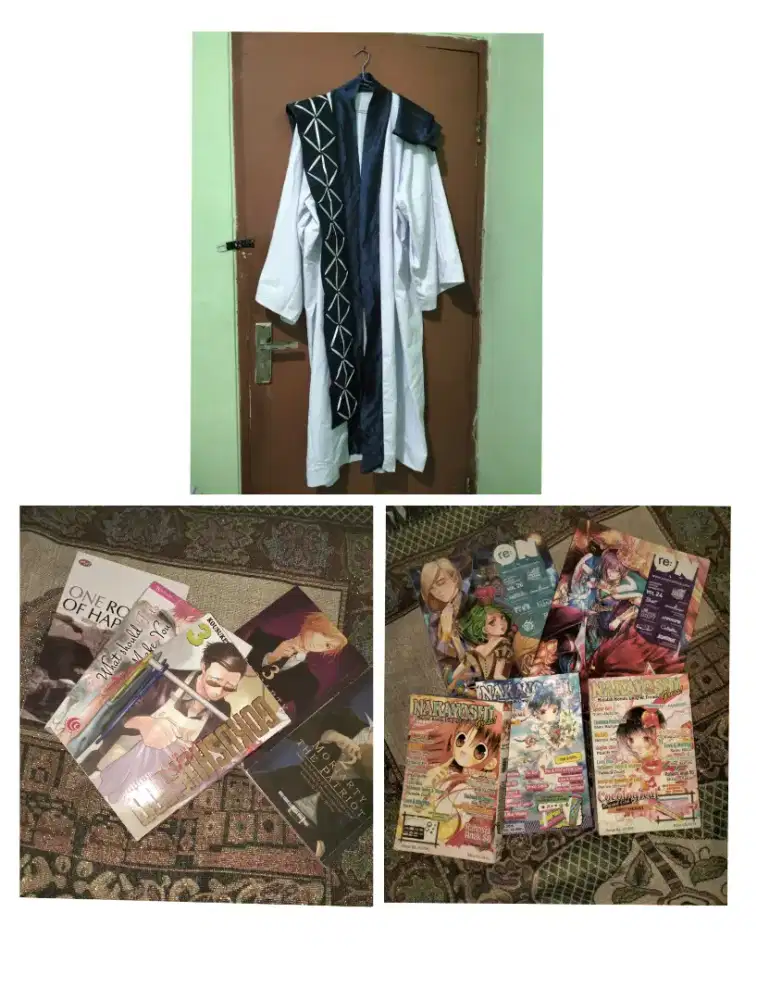 COSTUME SUKUNA DAN BUKU KOMIK DAPET SEMUANYA