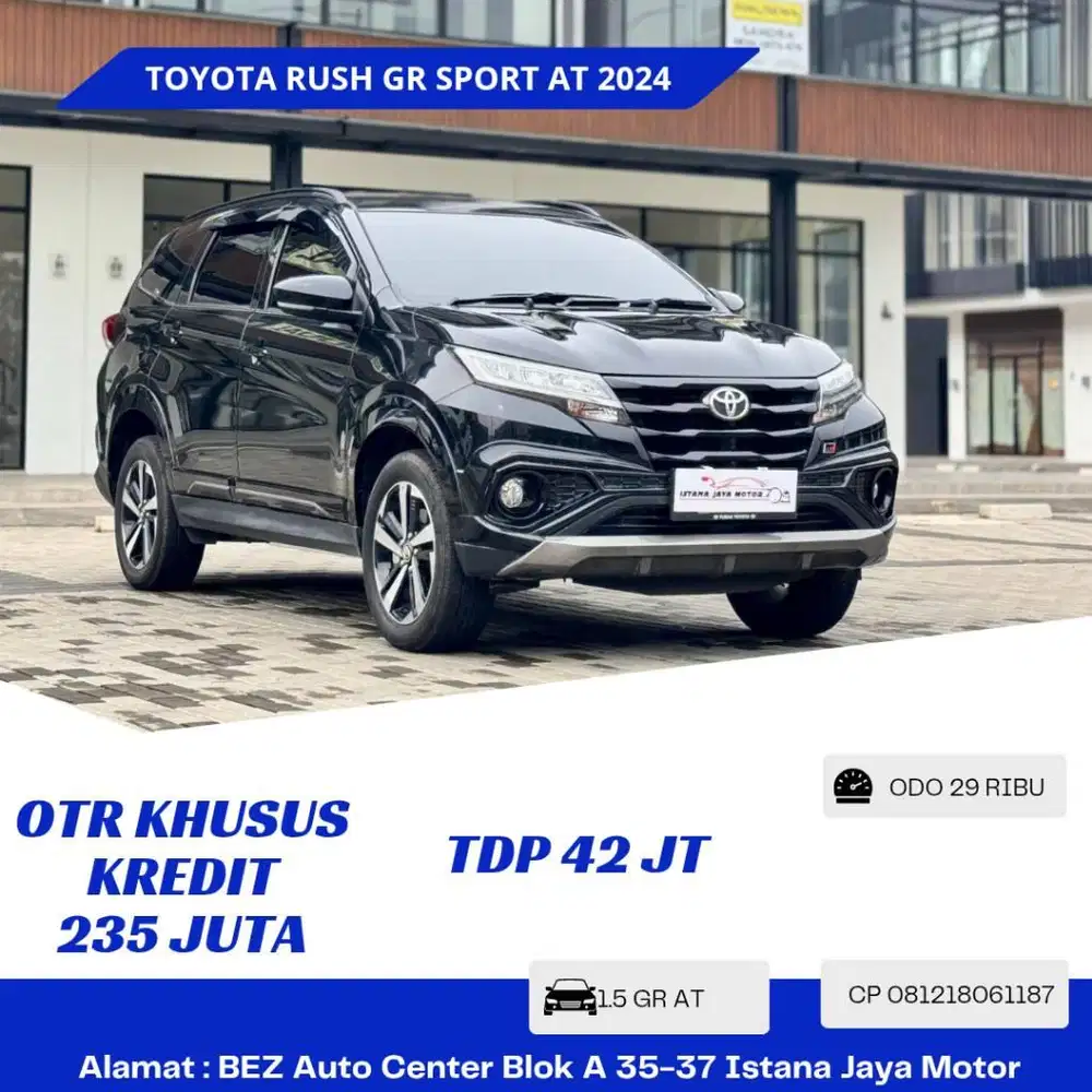 TOYOTA RUSH GR SPORT AUTOMATIC 2024 HITAM
