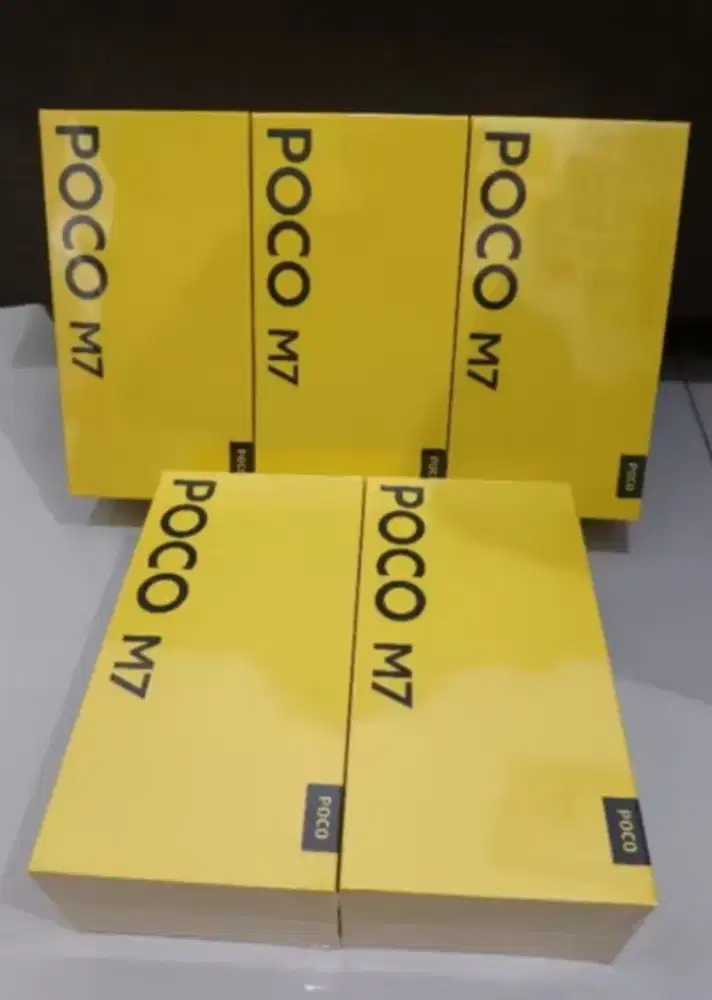 POCO M7 8/256 Baterai Jumbo Baru Garansi resmi INDONESIA